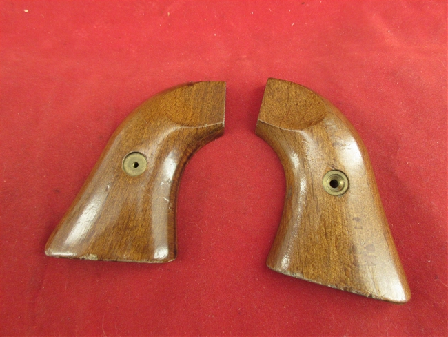 Dark Brown Plastic Pistol Grips For FIE Excam Tanfoglio TA76 & TA22 – With Screw
